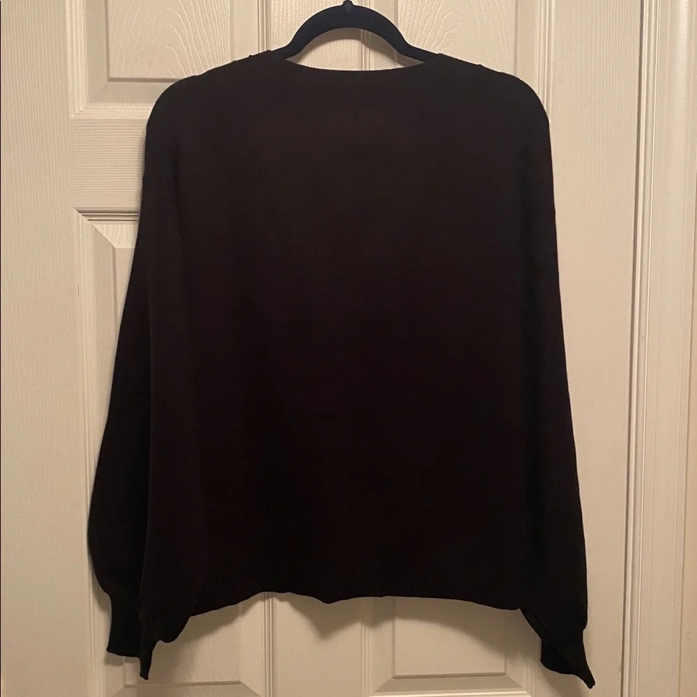 The Drop Black V-Neck Sweater…size M - Picture 2 of 6